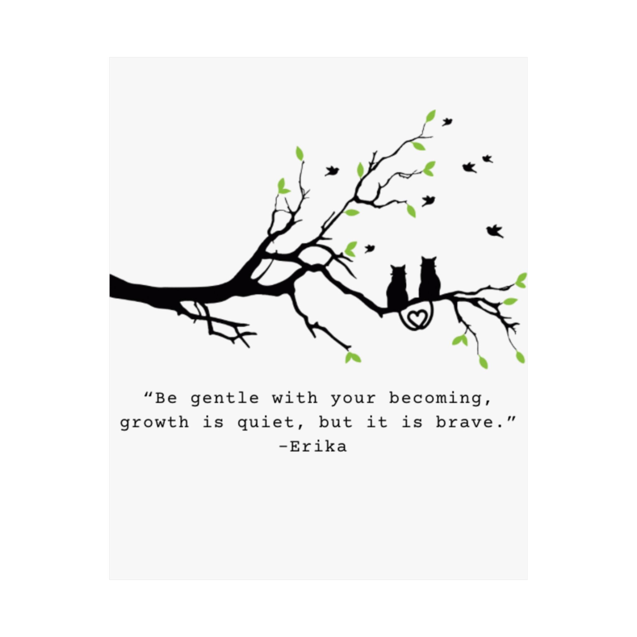 Matte Poster — Original Quoted Design (Vertical)