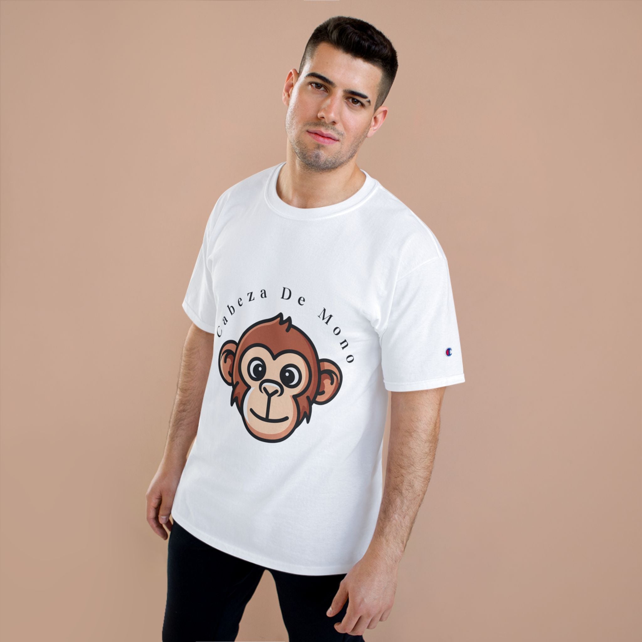 Monkey Face T-Shirt — "Cabeza De Mono" Cute Graphic Tee
