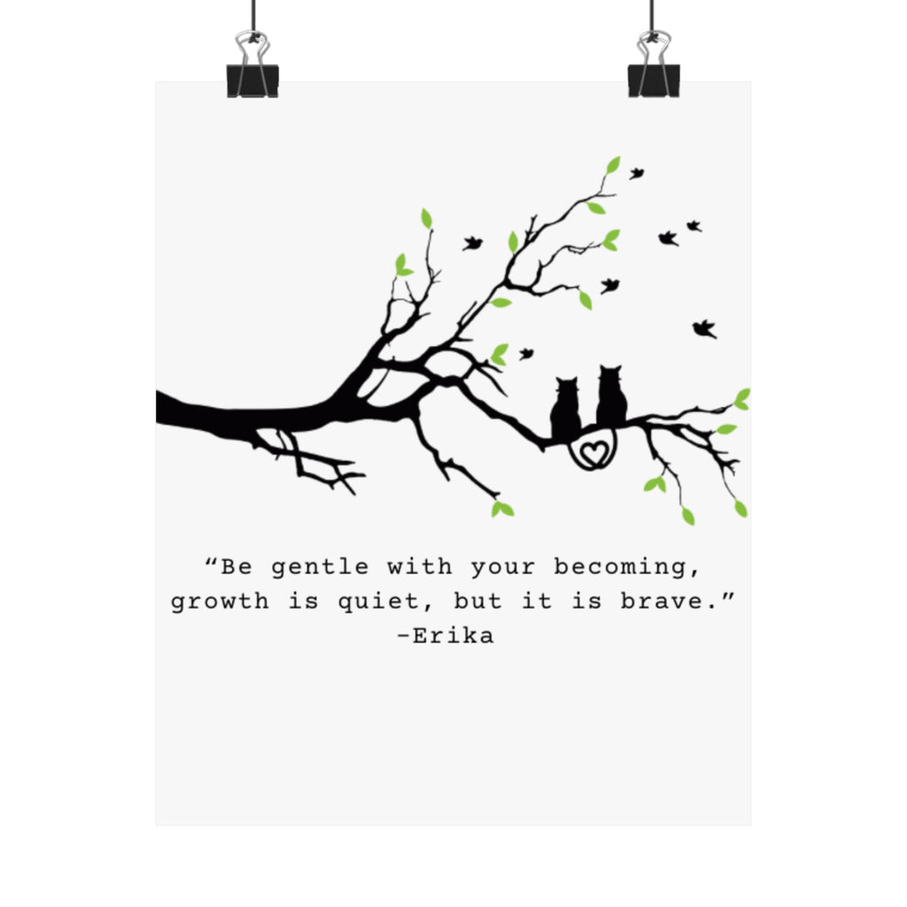 Matte Poster — Original Quoted Design (Vertical)