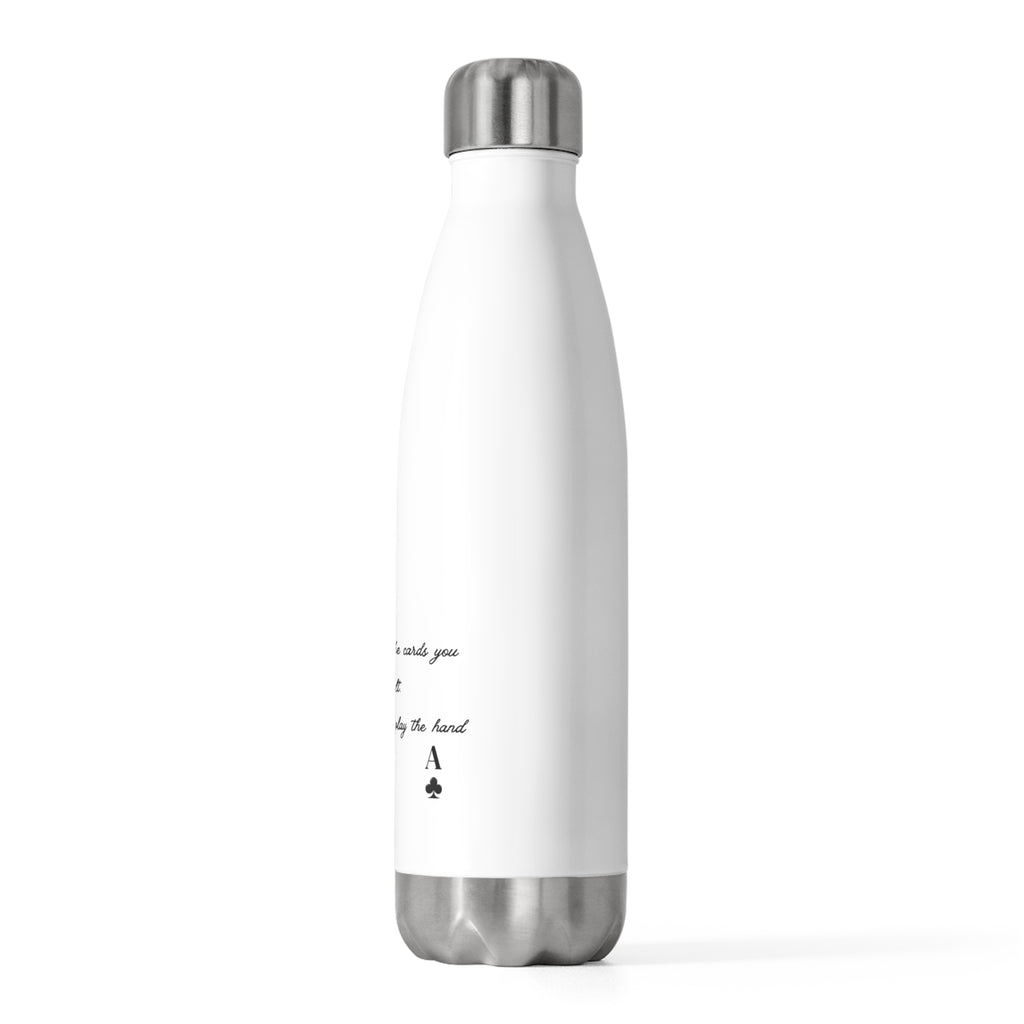 Ace of Clubs 20oz Insulated Bottle — Playing Card Quote Water Bottle