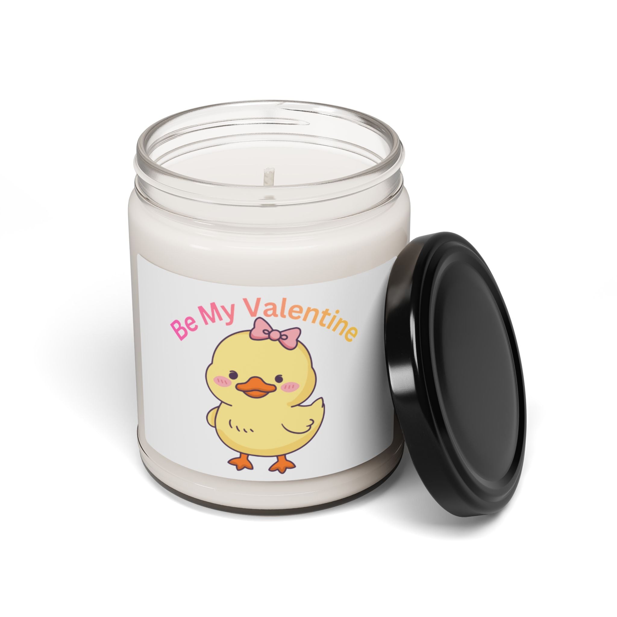 Valentine Duck Soy Candle — 'Be My Valentine' 9oz Scented Candle