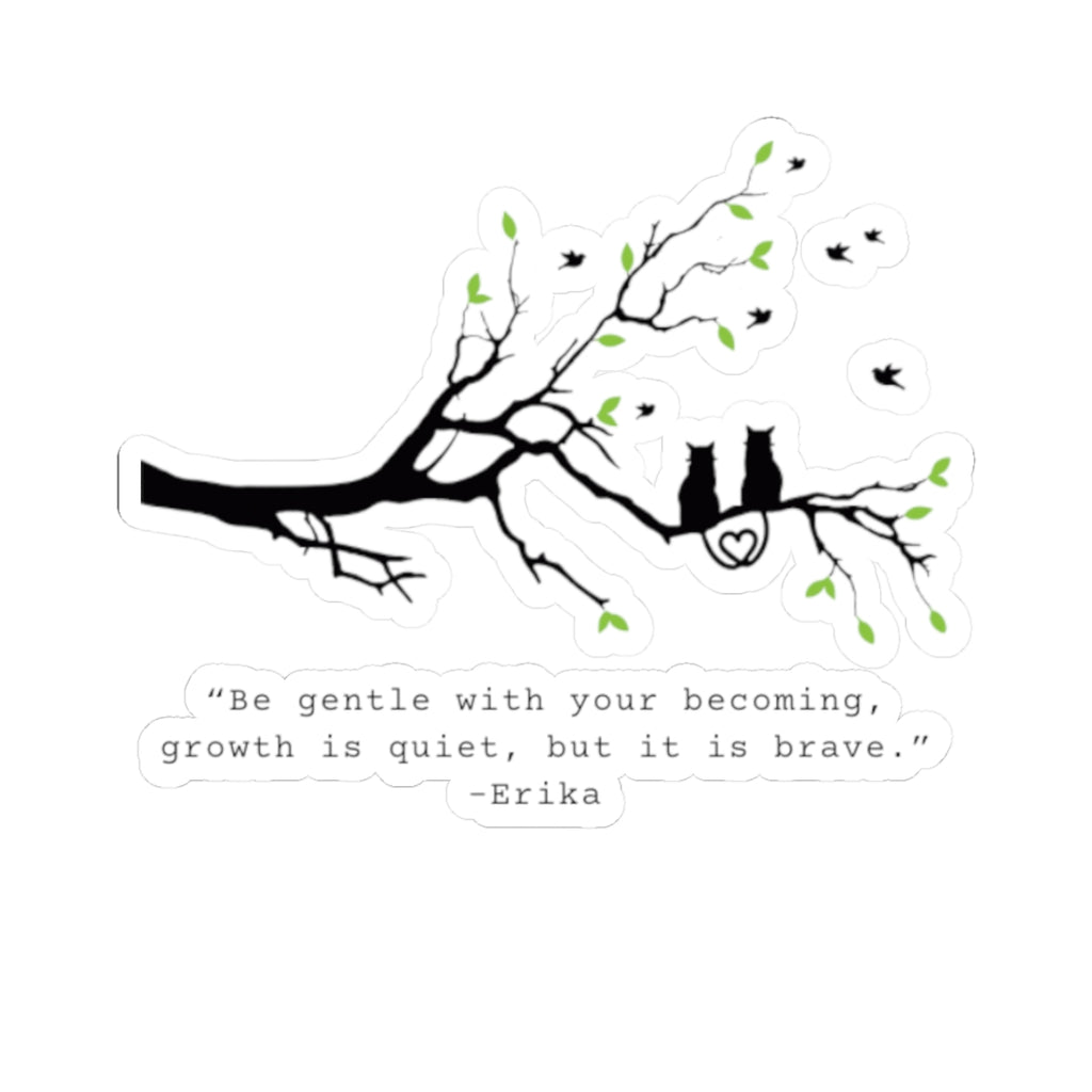 Original Quote Kiss-Cut Sticker — Handwritten Inspirational Sticker Pack