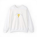 Crewneck Sweatshirt — Cute Yellow Giraffe 'Stay Wild, Be Kind' Graphic