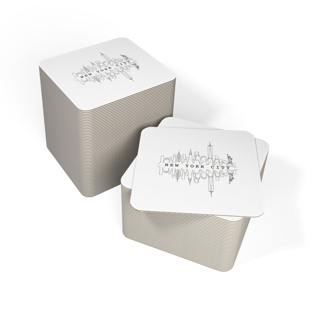 New York City Skyline Coasters - Pack of 50/100