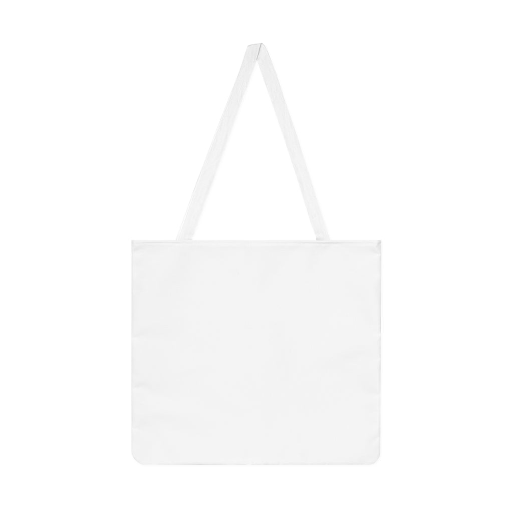 Purple Tulip Shoulder Tote Bag — Floral AOP Tote for Women