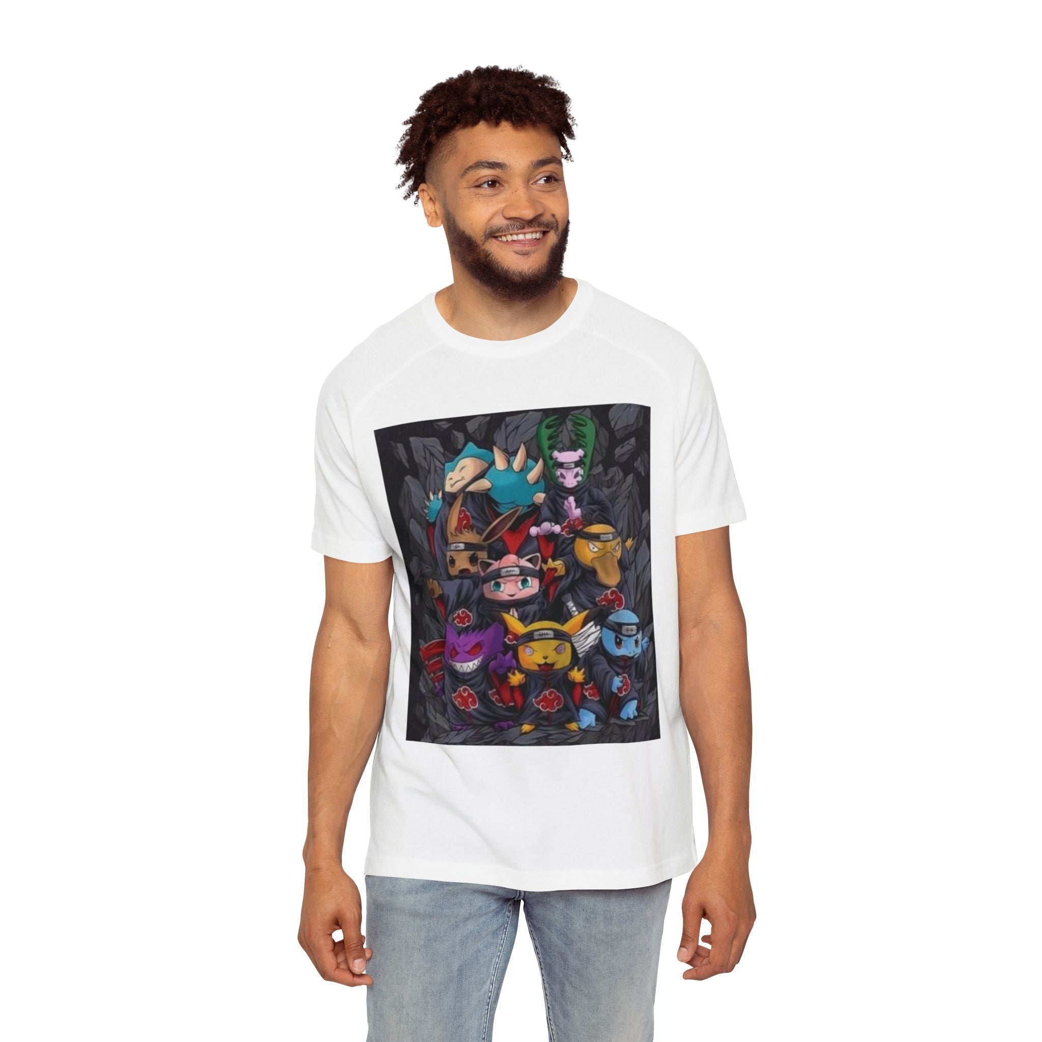 Naruto Graphic Raglan T-Shirt — Customized Anime Fan Tee