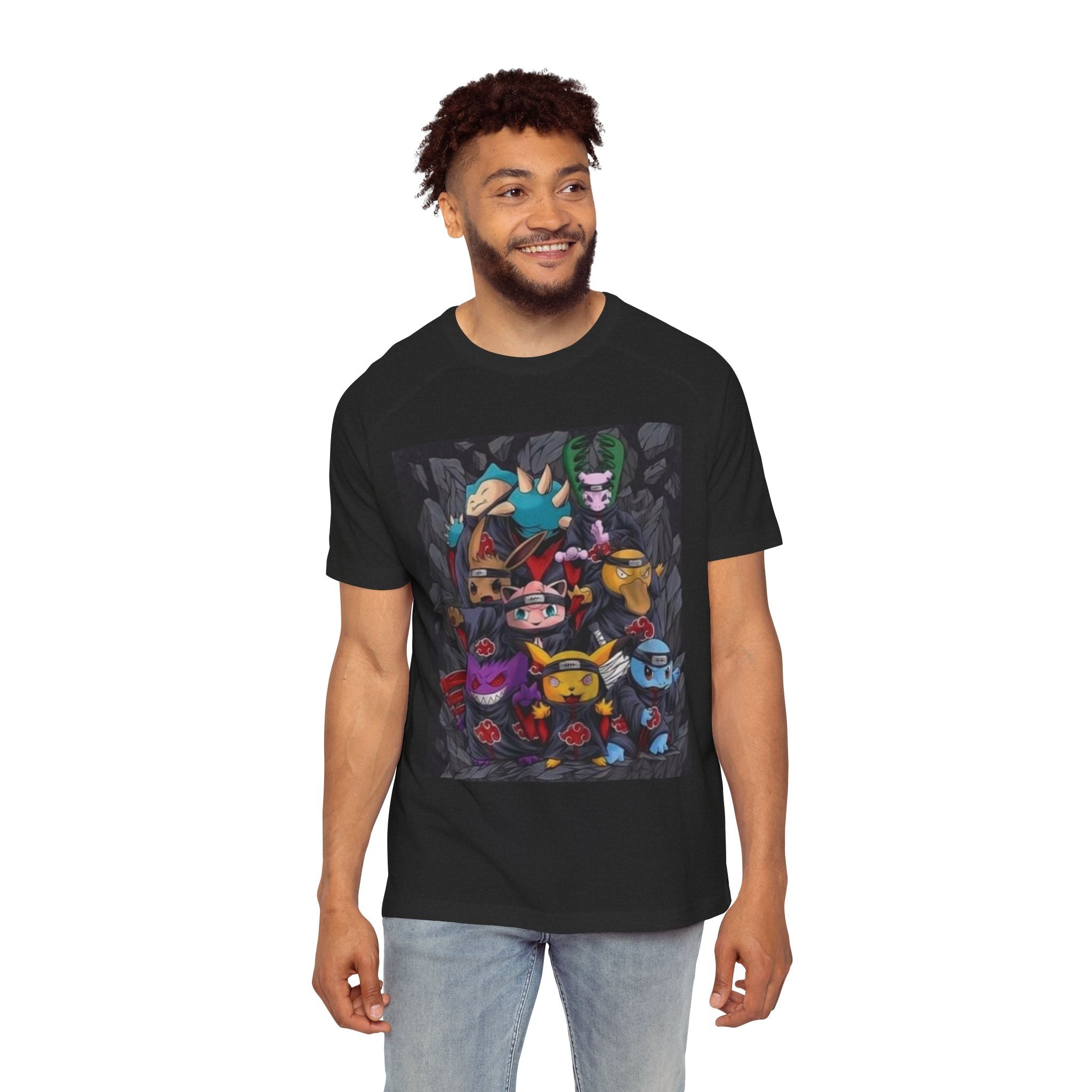 Naruto Graphic Raglan T-Shirt — Customized Anime Fan Tee