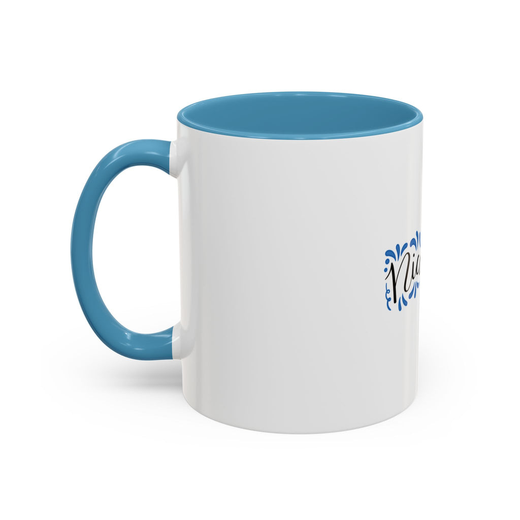 Nicaragua Decorative Accent Coffee Mug – Blue Hand-Lettered Travel Souvenir (11/15oz)