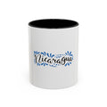 Nicaragua Decorative Accent Coffee Mug – Blue Hand-Lettered Travel Souvenir (11/15oz)