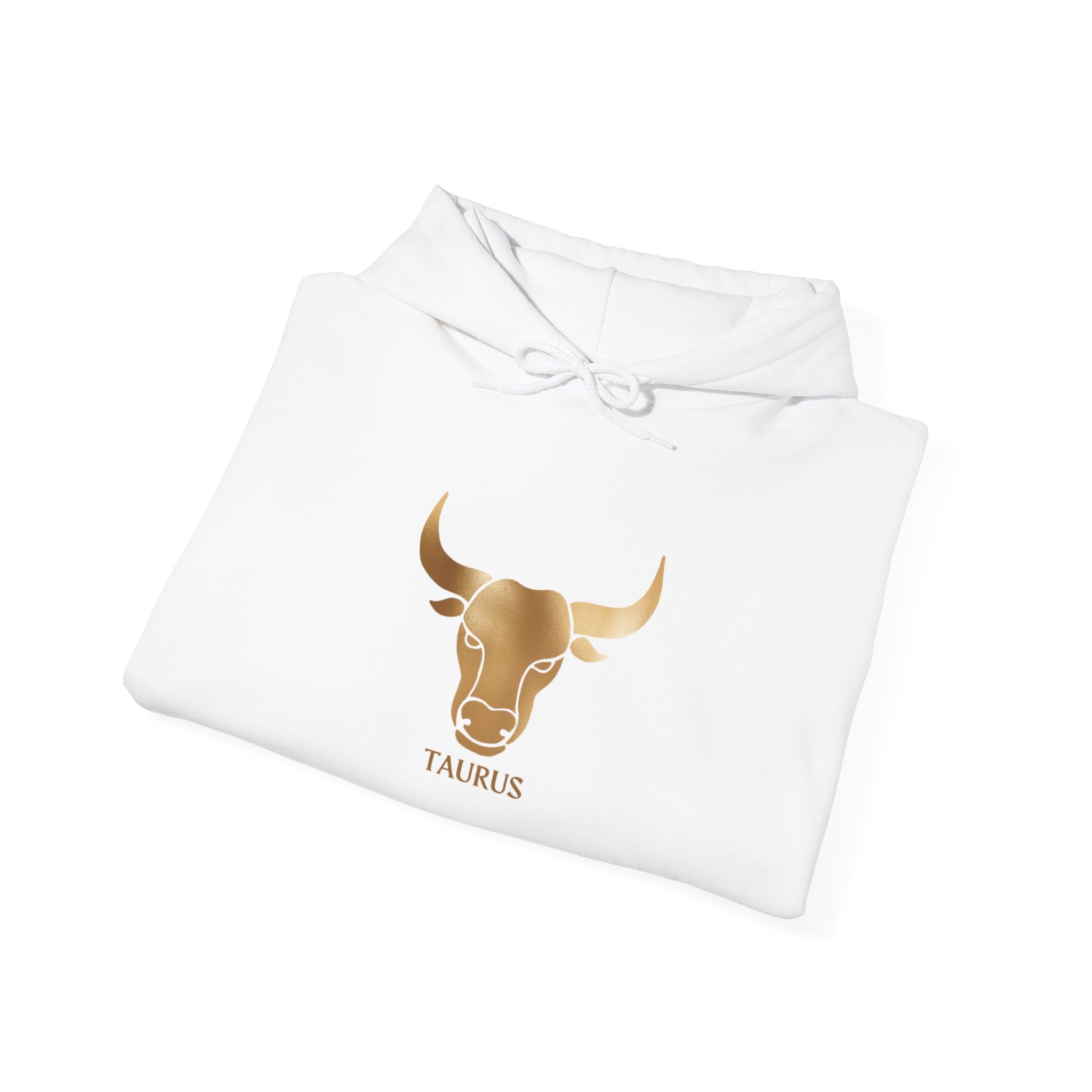 Taurus Bull Zodiac Hoodie – Gold Taurus Astrology Sweatshirt