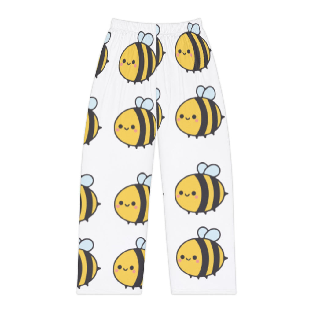 Cute Kawaii Bee Pajama Pants — Women's All-Over-Print Sleep Lounge Pants