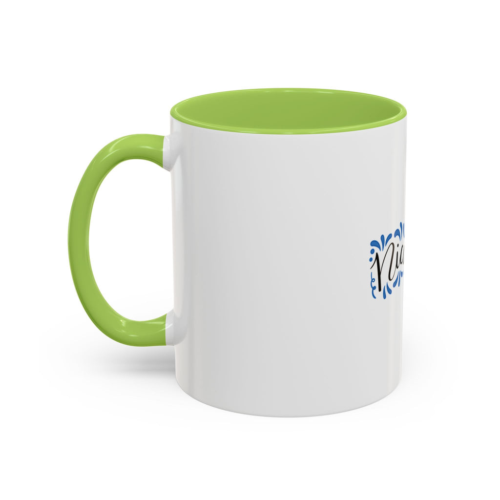 Nicaragua Decorative Accent Coffee Mug – Blue Hand-Lettered Travel Souvenir (11/15oz)